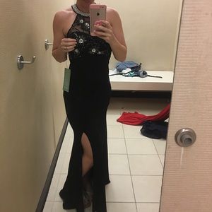 Black formal dress